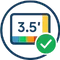 <h3><strong>3.5” Smart TFT Display</strong></h3>
