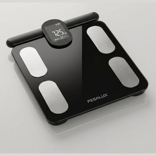 PESALUX VITAL-IQ smart body-composition scale in Arctic White